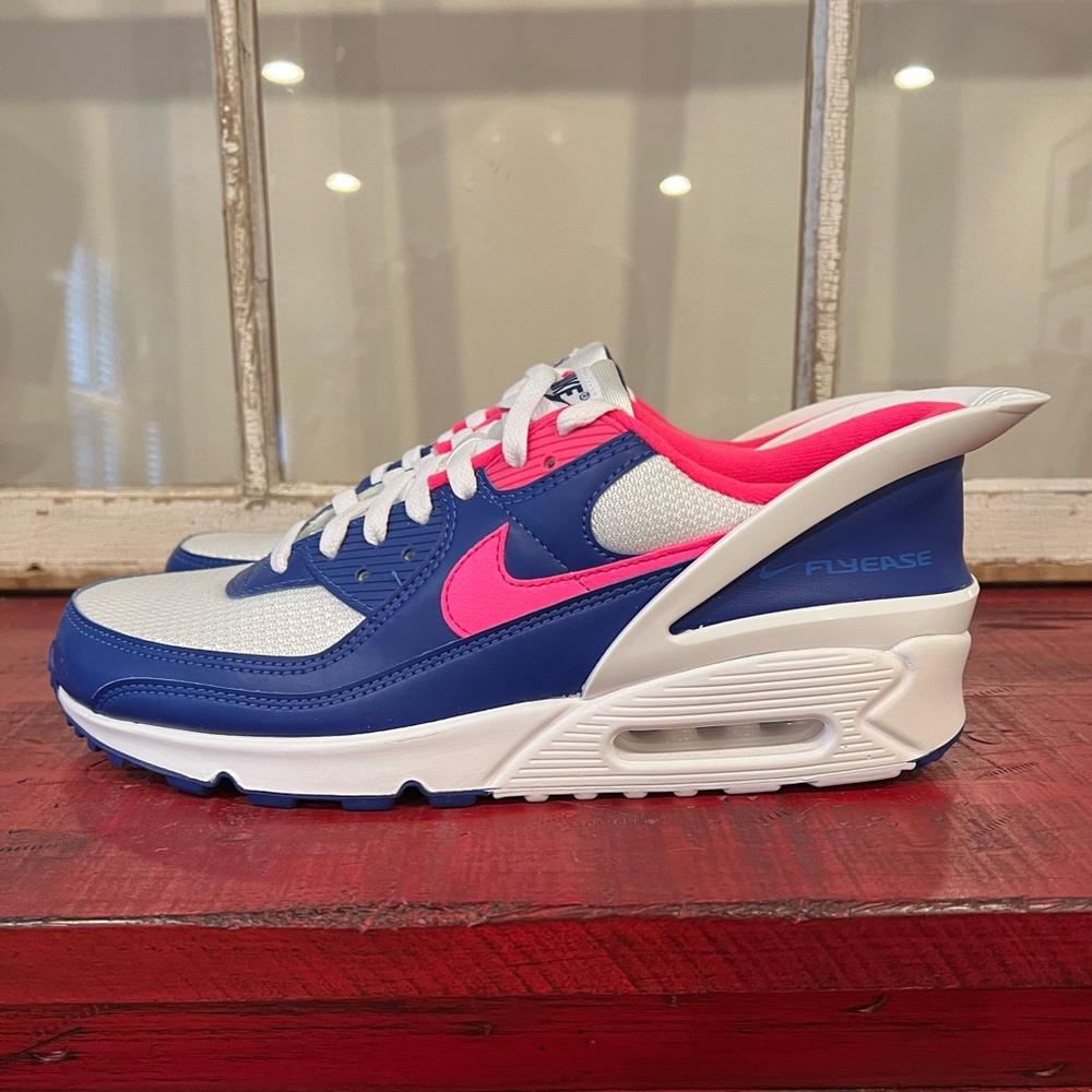 Nike Air Max 90 Flyease Hyper Pink/Deep Royal Blue